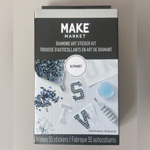 Make Market Diamond Art Sticker Kit - Alphabet (55 stickers)
